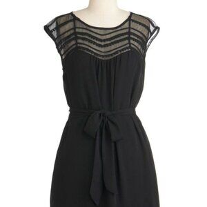 C. Luce (Modcloth) black sleeveless dress, size S